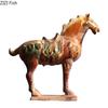 Retro Colorful Ceramic Horse Statue Desk Decoration Modern Artwork Porcelain Animals Sculpture Ornaments Room Aesthetic Decor