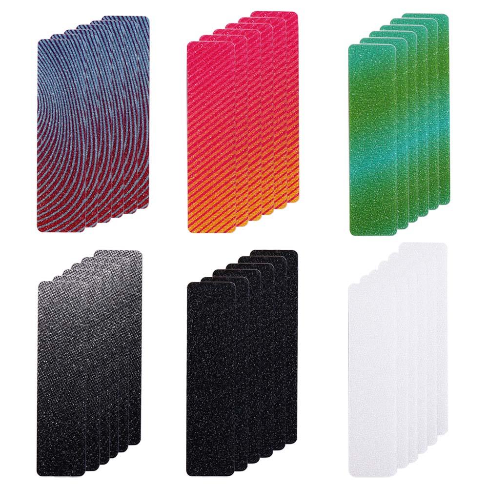 6Pieces Rough Textured Anxiety Sensory Stickers Stress Relief Quiet Strips Toys  Adult