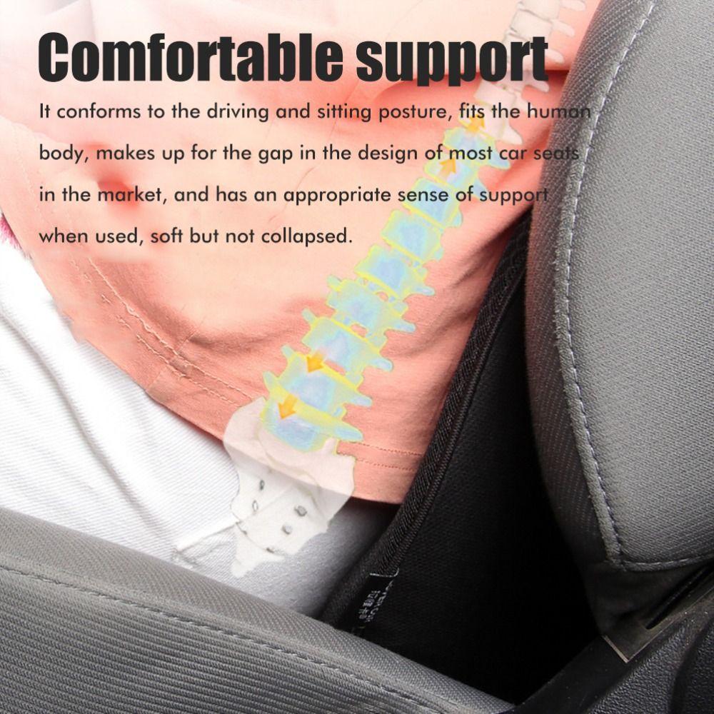Lumbar Support Driver Back Discomfort Relief Cushion Car Heightening Seat Cushion  All Seasons
