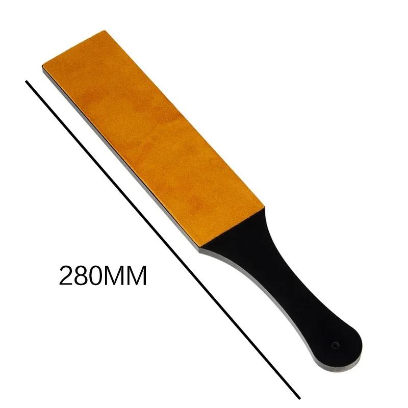 Leather Honing Rod Professional Knife Sharpener Polishing Paste Grinding Sharpening Wax Kitchen Knife Sharpening Tool Set