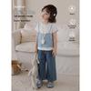 Girls' Summer Layered Style Short Sleeve T-Shirt