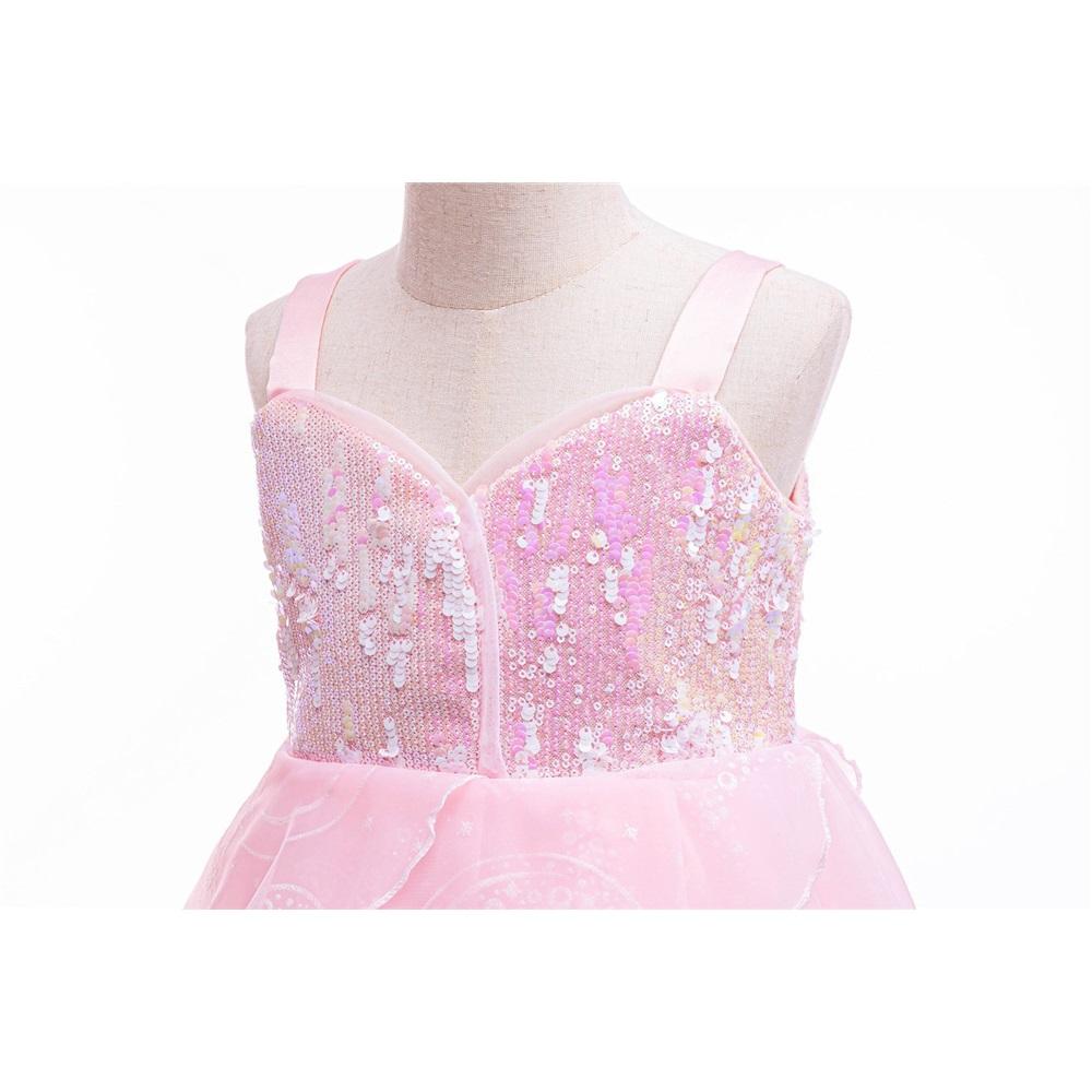 Magic Bad Witch Cosplay Glinda Pink Child Dress