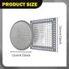 2Pcs Floor Drain Covers Hair Catcher Accessories 12cm Drainage Nets Grilles for Kitchen Sink