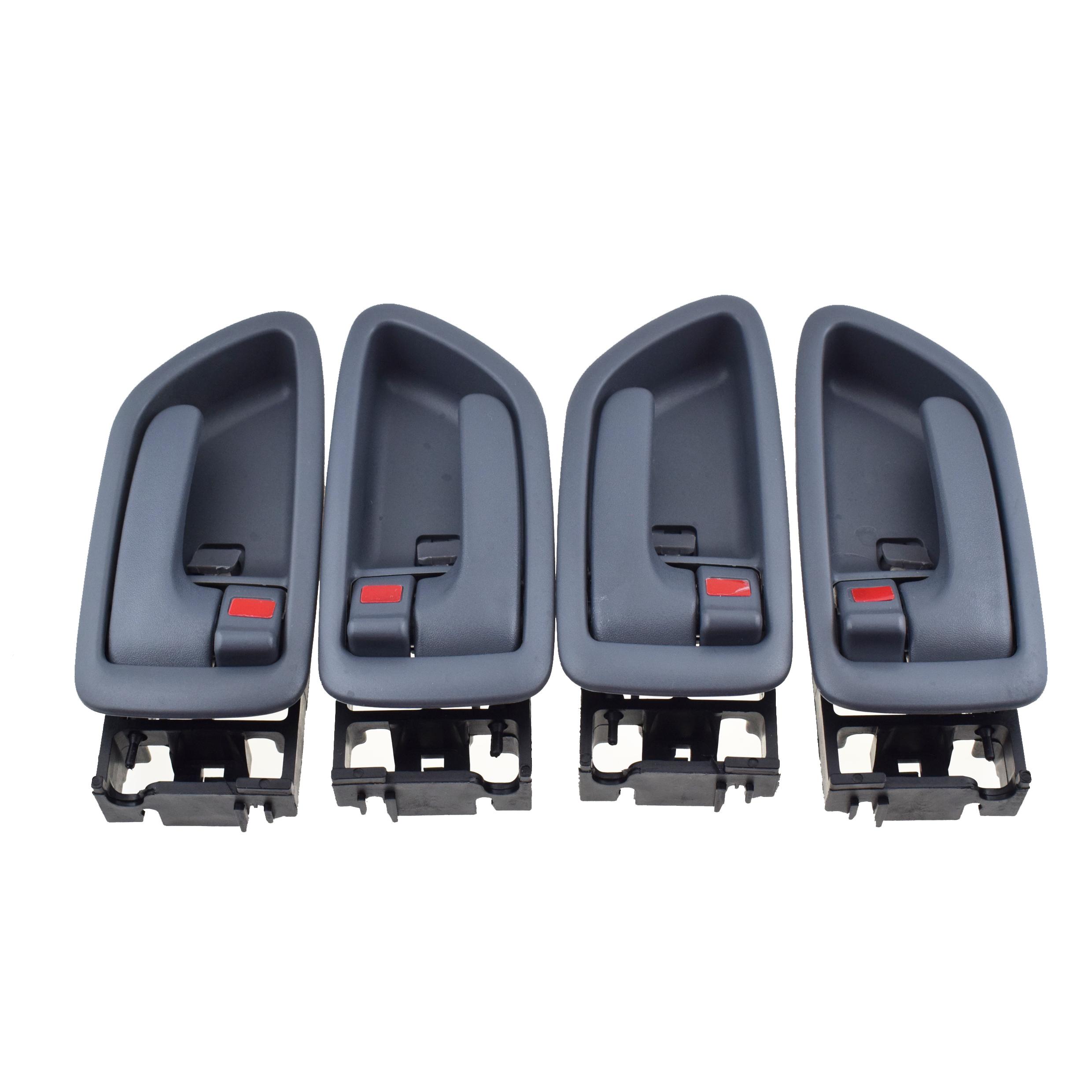 4 Pcs Beige Grey Chrome Car Door Handle For Toyota Sequoia Tundra 4.0L 4.7L & Avalon 3.0L Interior ide Front Rear Left Right