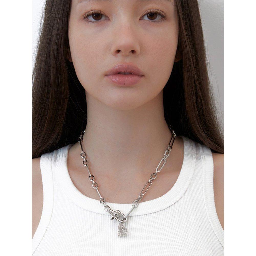 2-Way Logo Chain Necklace (2 Colors)