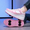 Rollschuhe Vierrädrige Kinder-Rollschuhe Herren- und Damen-Abnehmbare Ultraleicht-Version Schuhe mit Rollen