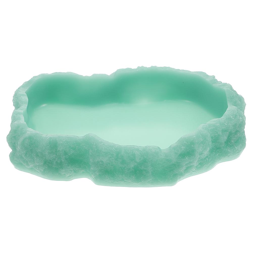 

Миска для кормления рептилий Смола Миска для воды для рептилий Миска для еды Миска для еды и воды для рептилий Ящерица Черепаха Домашние животные Кормление Террариум светло-зеленый