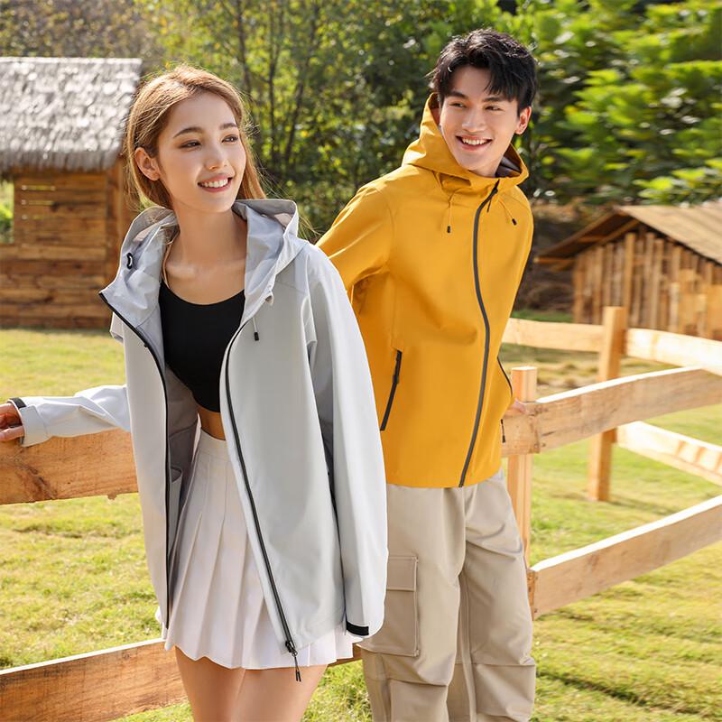 VUUG Unisex Outdoor Wasserdicht Winddicht Kapuzenjacke