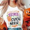 Cvicu Nurse Halloween T Shirt Cv Icu Group Nursing Cardiovascular Rn Fall Pumpkin Spooky Boo Crew Party Vintage