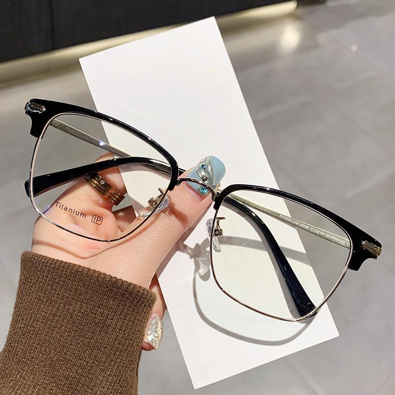 

Brand Design Men s Women s Eyebrows Eyeglass Glasses Frame Anti Blue Light Shortsightedness Prescription Lenses Myopia Prescription Lenses Eyeglasses 0