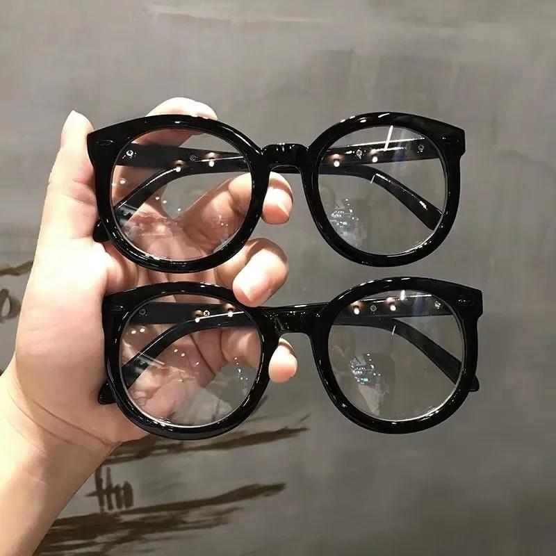 Oversized Frame Myopia Glasses Men Women Unisex Prescription Near-Sight Eyeglasses Finished Minus Eyewear With Diopter 0 To -4.0