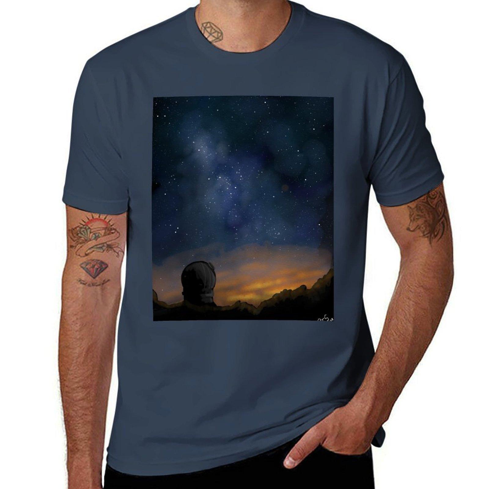 Space (1) Tshirt Big Size Crew Neck Tshirt S