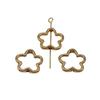Openwork Beads Mini Hole Geometric Frames For Minimalist Jewelry Components