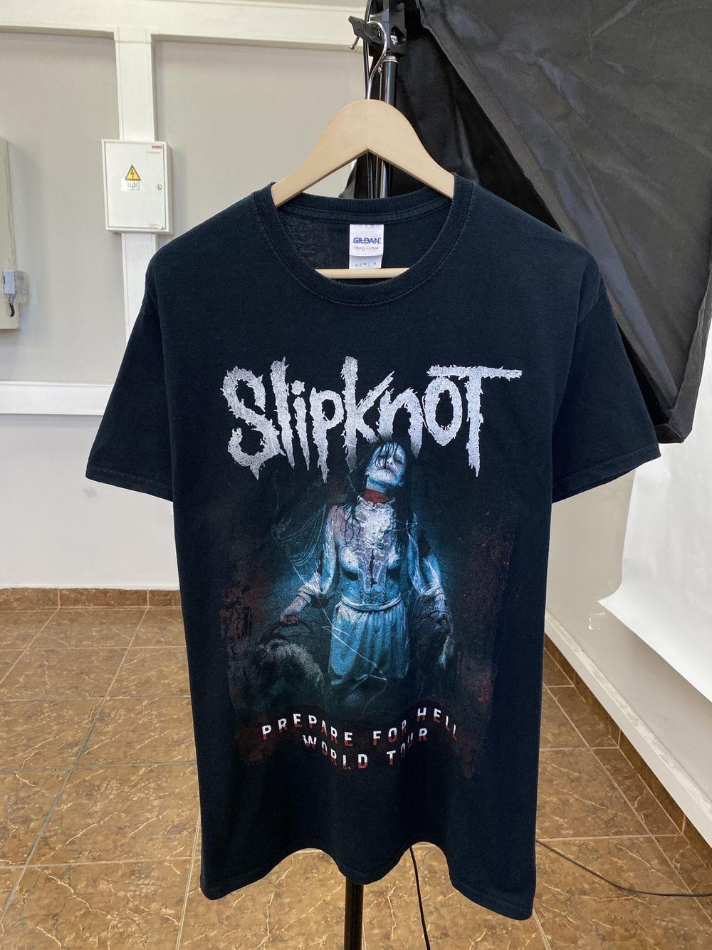 Vintage Slipknot Prepare For Hell World Tour 2015 Black Unisex T-shirt KH8982 S