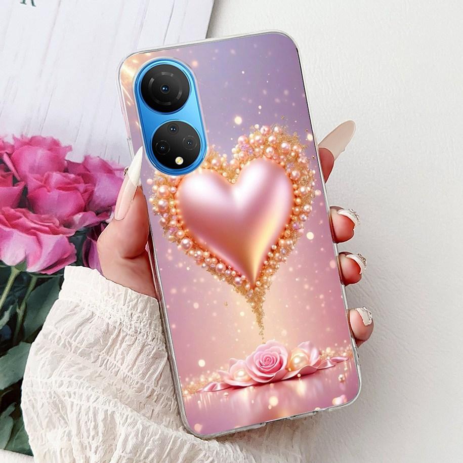 For Honor X7 2022 Case CMA-LX2 CMA-LX1 CMA-LX3 Shockproof Cover Fashion Butterfly Soft Phone Case For HonorX7 X 7 HonorX7 Bumper