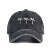 Unisex Washed Cotton Cap Coconut Palm Embroidery Vintage Baseball Cap Men Women Adjustable Casual Outdoor Streetwear Sports Hat