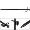 4PCS Steel Lengthen Outdoor Travel Camping Bch Tent Pegs Pin Stakes Ground Nail(30cm)