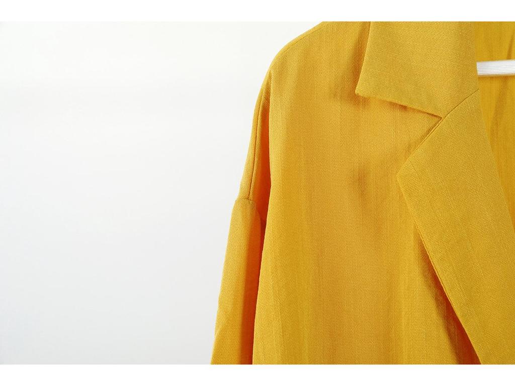 2025 Women's Autumn Cotton Linen Suit: Jacket & Pants Set - Casual, Loose Fit with Pockets