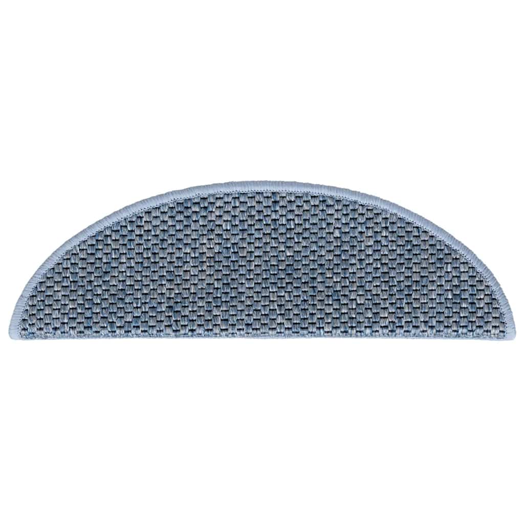 Vidaxl Samoprzylepne Nakładki Na Schody, 15 Szt., 56X17X3Cm Niebieskie