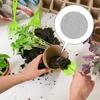 50PCS Prevent Soil Loss Breathable Gasket Leakproof Drainage Flower Pot Hole Mesh Pad Bottom Mat Breathable Drainage Gasket Net