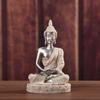 Oriental Culture Sandstone Buddha Sitting Meditation Buddha Statue Zen Ornament  Indoor