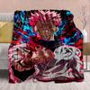 Jujutsu Kaisen Decorative Flannel Blanket Warm Soft Throw Lightweight Cozy Sofa Bed Decor -QJY
