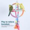Bird Parrot Swing Toy Claw Cage Toy Parrot Claw Cotton Rope Stand Pole Bird Stand Playstand Hanging Cage Swings Accessories