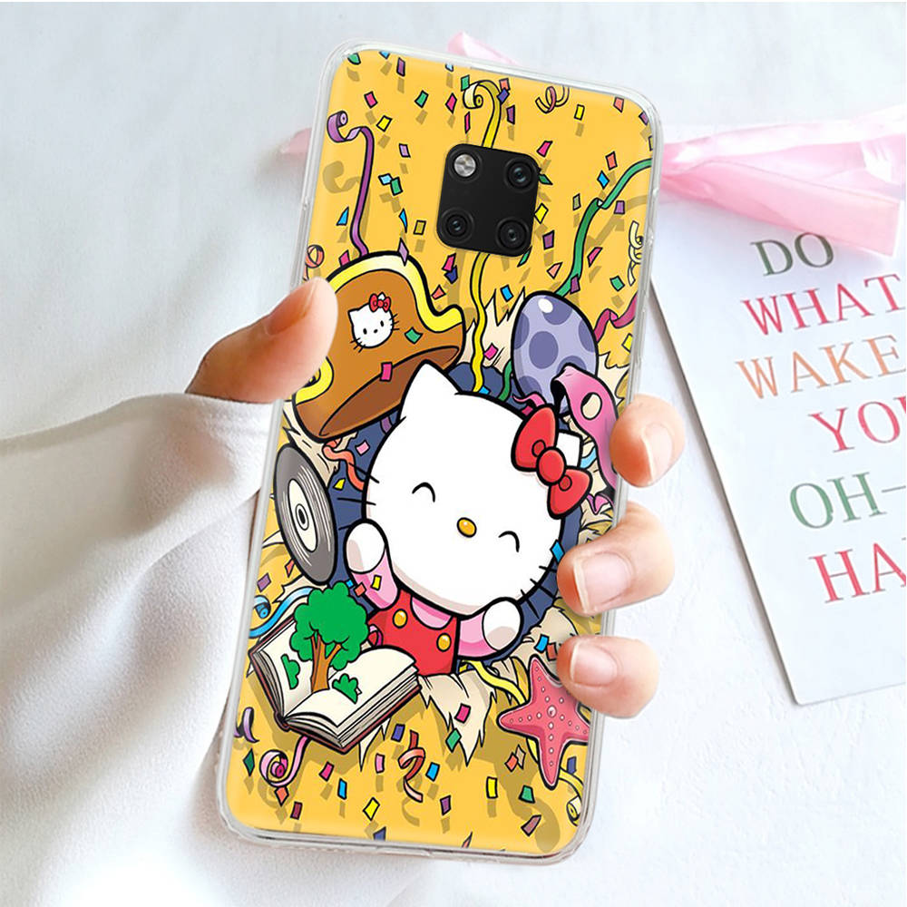 JZ21 Lovely Cartoon Hello Kitty dėklas, skirtas Samsung A04 A14 A23 M33 M53 Realme 10 9 C35 C55 VIVO Y02 X80 Infinix Hot 30 Note 11 Tecno Spark 8P Pro