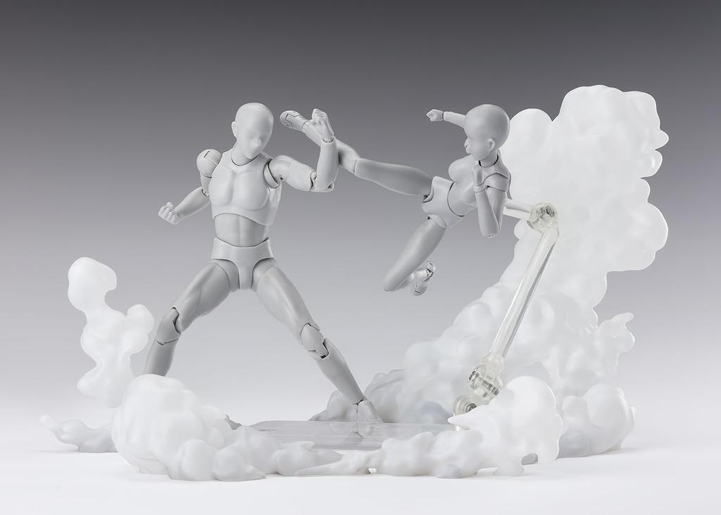 TAMASHII NATIONS Soul EFFECT SMOKE White for 135mm Effect Parts for Figures Ver. S.H.Figuarts Approx. PVC&ABS