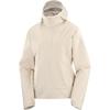 Solid Logo Hooded Zip Long Sleeve Jacket Women Jackets White LC2263300