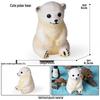 Solid Cute Animal Models: Squirrel, Shiba Inu, Teddy, Hamster, Panda, Flying Squirrel Car/Desktop Ornaments