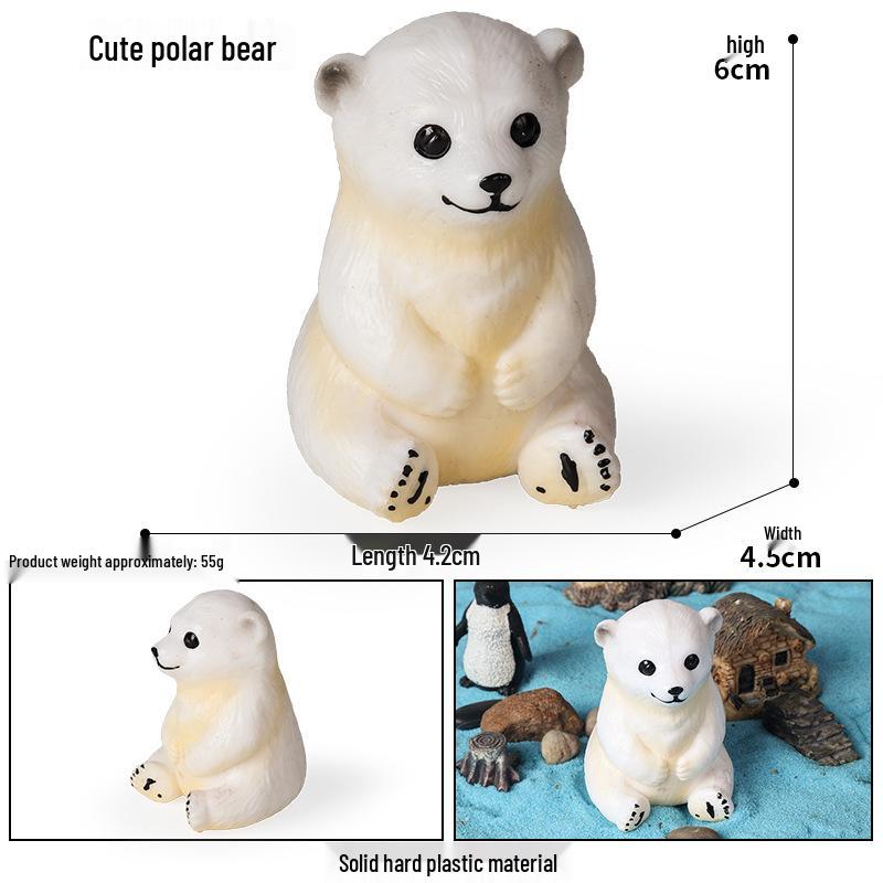 Solid Cute Animal Models: Squirrel, Shiba Inu, Teddy, Hamster, Panda, Flying Squirrel Car/Desktop Ornaments