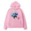 Kawaii anime hoodie Undertale Game Napstablook Ghost Sweatshirt Halloween Hoodies Boys Pullovers y2k sudadera kids clothes girls