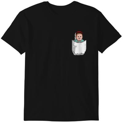 Hasbulla In The Pocket | Unisex T-Shirt | Funny Pocket Tee | Hasbullah Magomedov Classic T-shirt