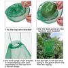 5 Pezzi Trappola per Mosche Insetti, Gabbia Rete Raccogli Mosche da Appendere per Ranch Pieghevole Riutilizzabile Trappola per Mosche per Giardino Esterno Fattorie Parchi