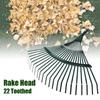 Plastic Weeding Rake Head Portable Compact Leaf Rake Yard Rake  Narrow Space Gardening