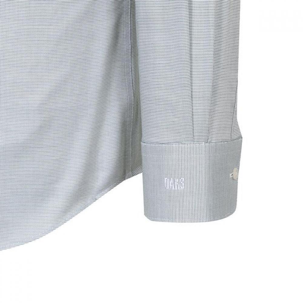 DakS Men S Micro Pattern Comfort Fit Long Sleeve Shirt dmp1Shdl221e1