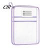 Clear Mesh Pouches Transparent Nylon Document Bag, Portable Lightweight File Organizer with Zipper Travel Holders And Strap, Large Capacity Holder for