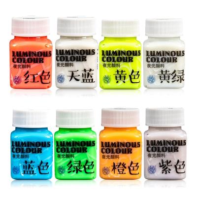 Glow In the Dark Paint,Acrylic Paint for Decorations,Art Painting Rich Pigments