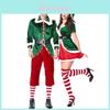 Luxurious Adult Christmas Santa's Helper Elf Cosplay Costume For Festive Parties