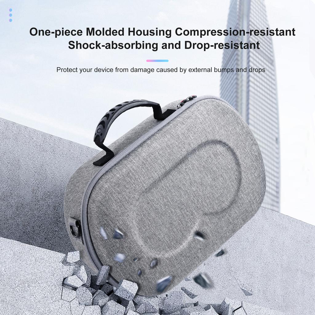 Case Compatible with Meta Quest 3/3S Standard/Elite Strap, Hard Carrying Case for Quest3 VR Gaming Headset with Elite Strap