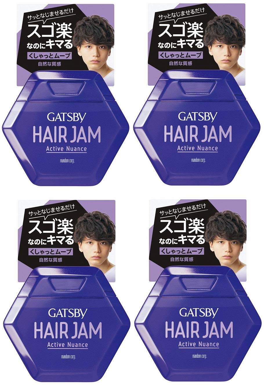 

Gatsby Hair Jam Active Nuance 110 мл x 4 шт.