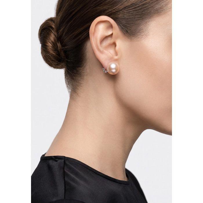 Boucles d'oreilles - PEARLS &amp; COLORS - Pearls &amp; Colors - Perle d'eau douce 10-11 mm - Argent 925 - Rose AAA+