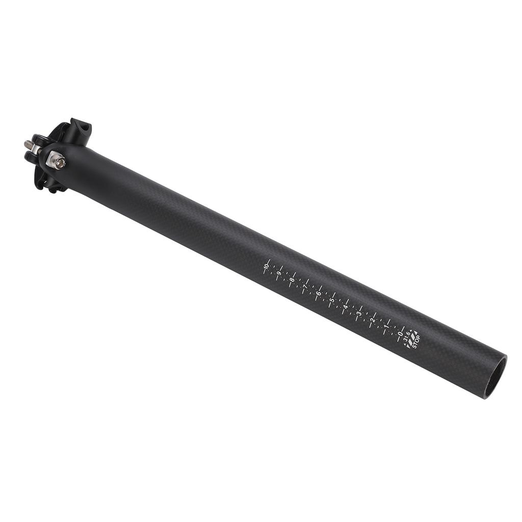 31.6mm Mountain Bike Seat Tube Break Resistance Super Light Carbon   Seat Post