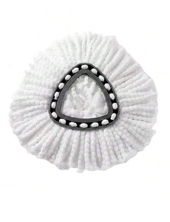 2 Mop Replace Heads, 1 Mop Base and 1 Mop Scrub Brush Set for for O-Cedar and Vileda, Compatible with EasyWring 1-Tank System