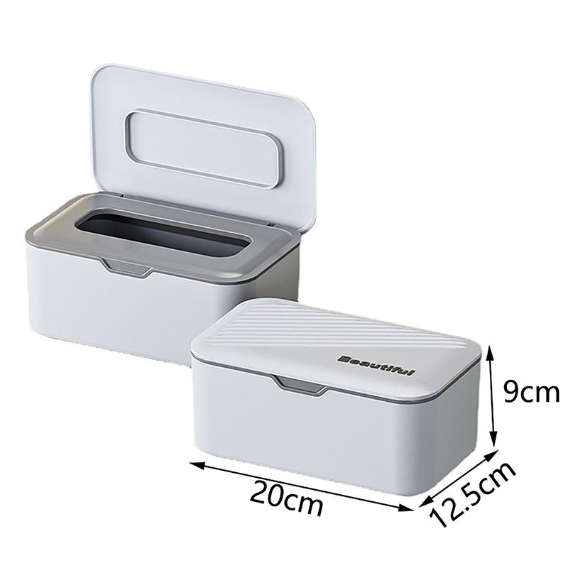 Wet Tissue Box Desktop Seal Baby Wipes Paper Storage Box Household Tissue Box