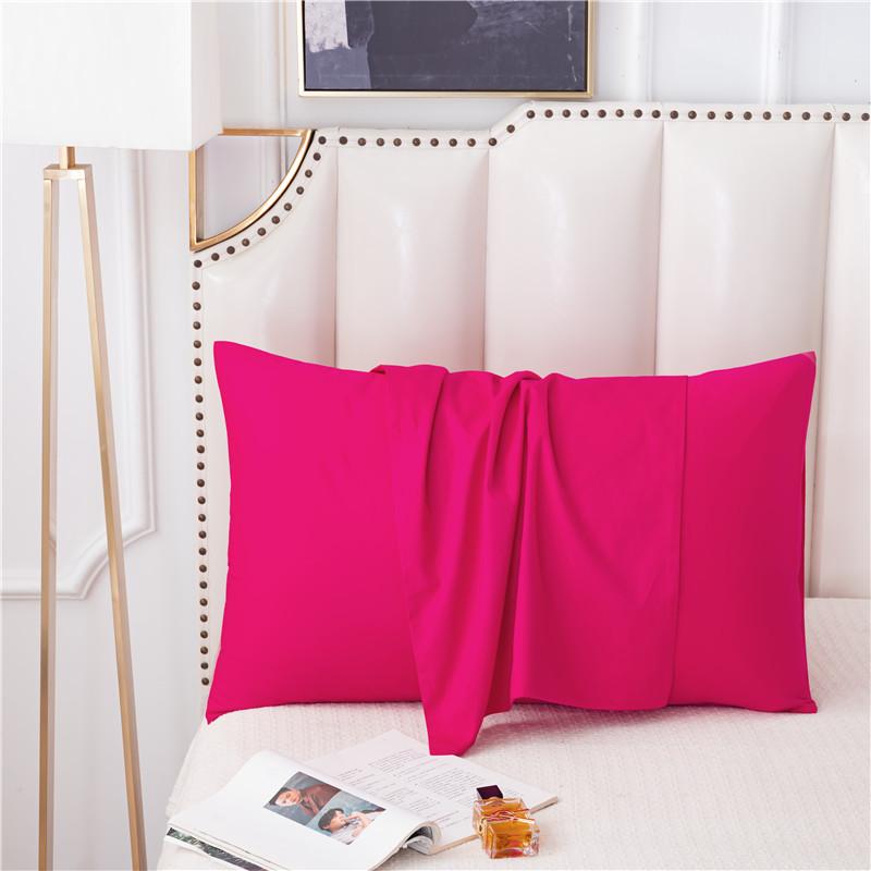Pure Cotton Pillowcase High-Quality Envelope Pillowcover Solid Color Bedding Pillow Case 40x60 50x90 Sleep Pillow Cover