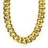 Thug Life Gold Chain Gold Oversized Gold Plastic Fake Gold Punk Punk Elements Gold Hip Hop Costume Net Red Prop Length Necklace, Necklace, Necklace,