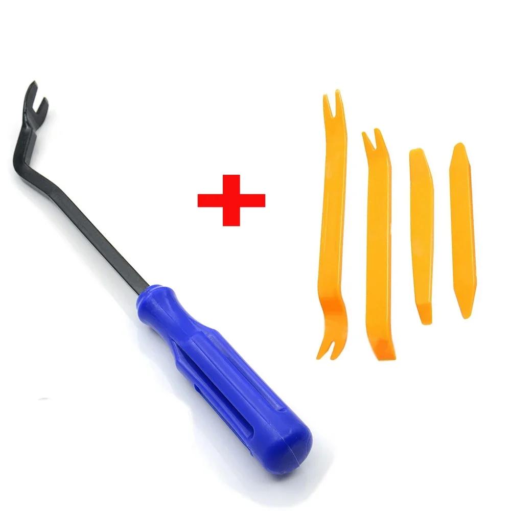 5 buc/Set Kit Instrument Demontare Panou Auto Portabil Demontare Ornamente Bord Kit Instrument Instalare Extractor de Cuie Radio Audio Ușă Levier Reparație Clips