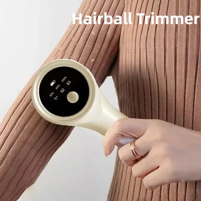 New Electric Lint Remover for Clothing Fuzz Pellet Hairball Trimmer Electric Lint Remover Portable Charge Removes Clothes Shaver